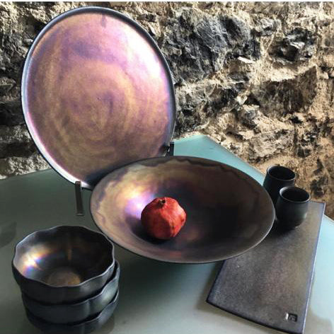 Iridescent dinnerware outlet